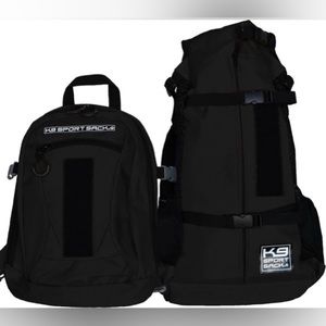 K9 Dog Backpack. Black. Mint Condition.